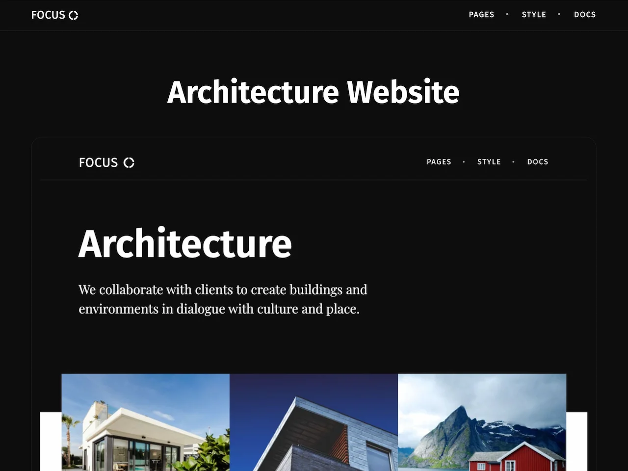 Web Design project